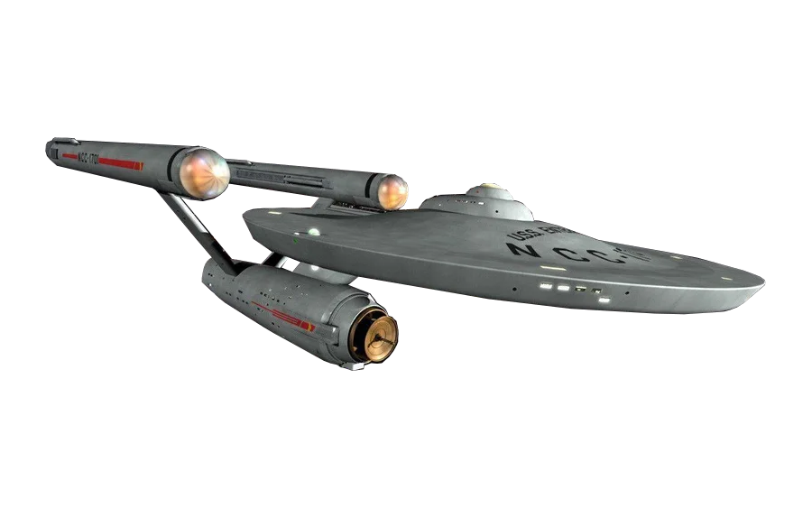 imagem da nave interprise